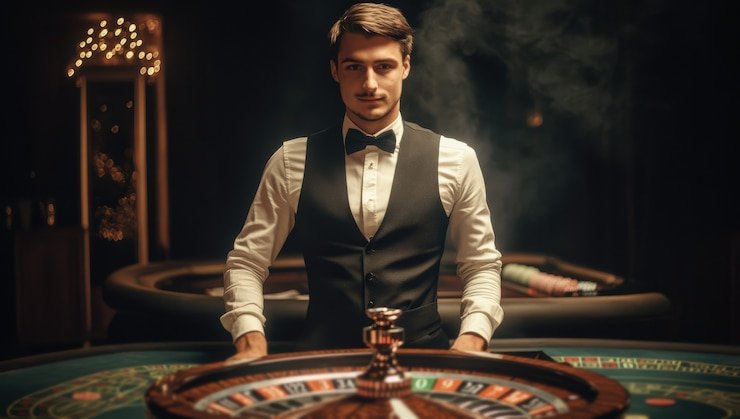 Ilustrasi pengguna merasa aman dan terkendali dalam bertaruh di platform profesional sayaptogel